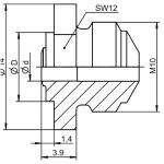 Удлиненная насадка 9 мм, V-10/32 GESIPA 7059329